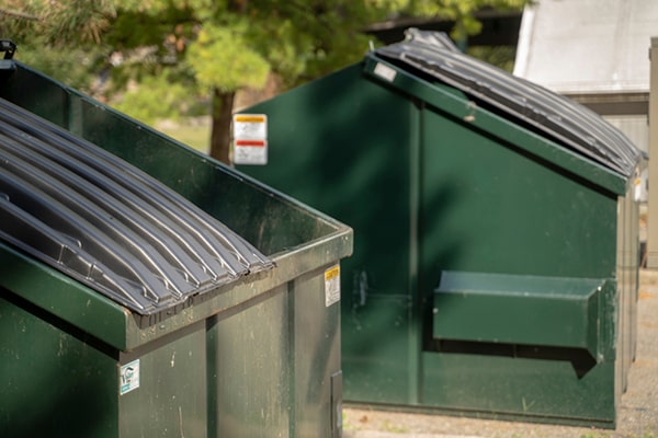 we have guidelines in place for what can and cannot be disposed of in our commercial dumpsters, and we are happy to provide further details
